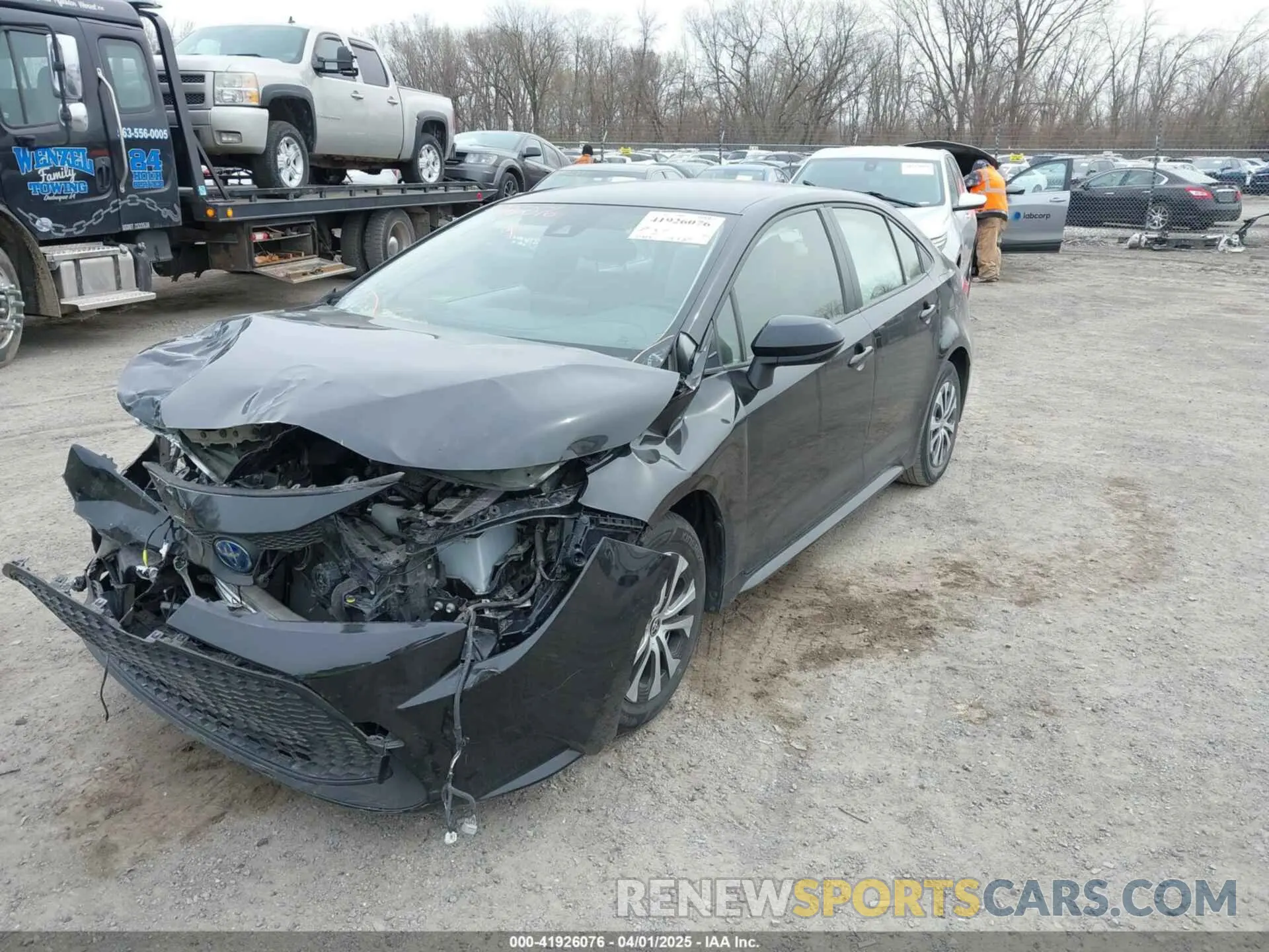 2 Photograph of a damaged car JTDEAMDE3NJ055155 TOYOTA COROLLA 2022