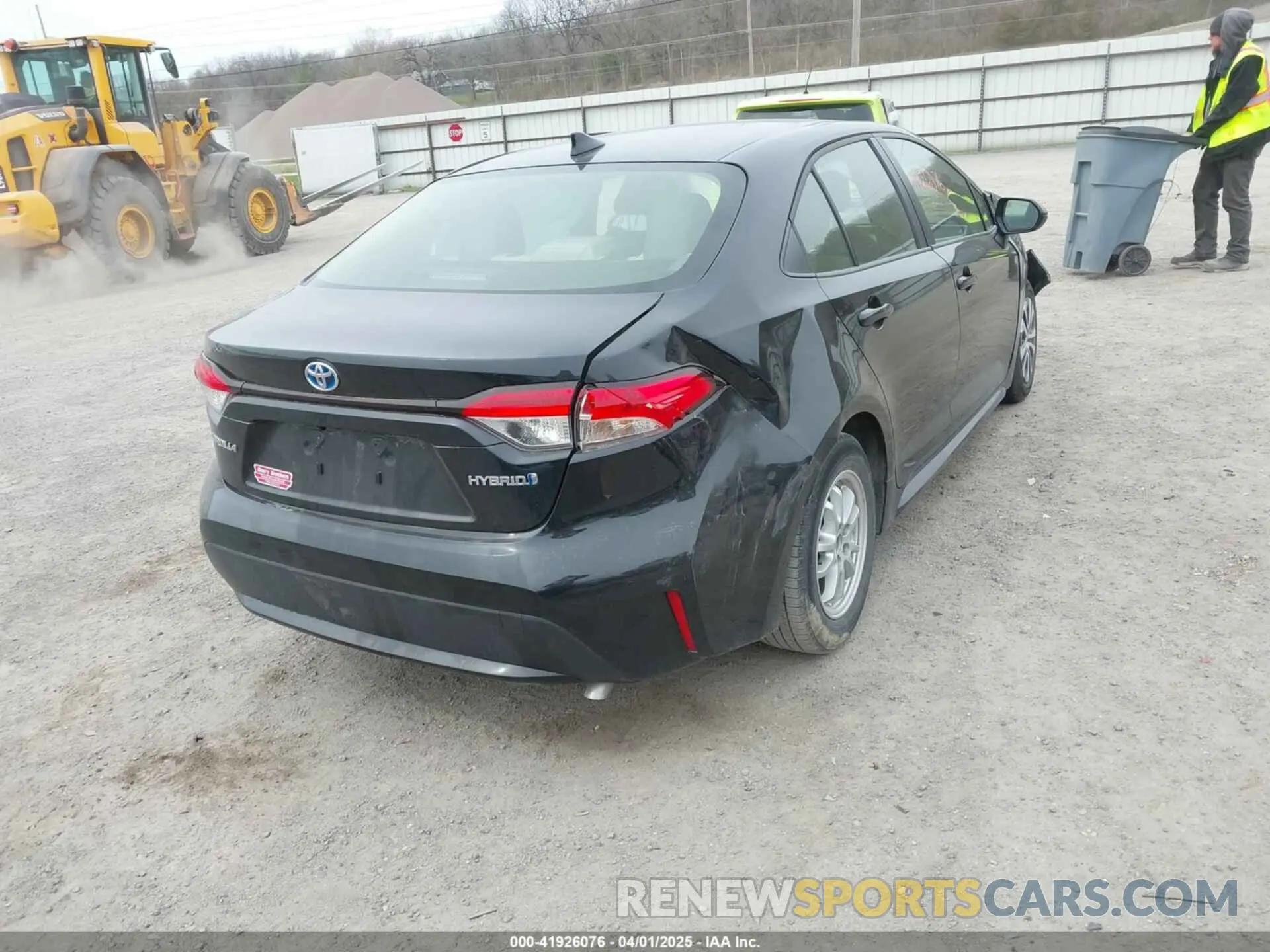 4 Photograph of a damaged car JTDEAMDE3NJ055155 TOYOTA COROLLA 2022