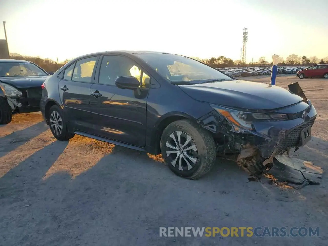 4 Photograph of a damaged car JTDEAMDE3NJ055477 TOYOTA COROLLA 2022