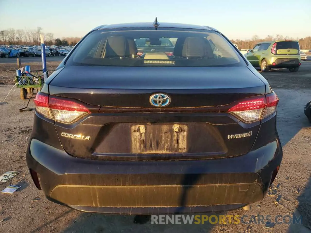 6 Photograph of a damaged car JTDEAMDE3NJ055477 TOYOTA COROLLA 2022