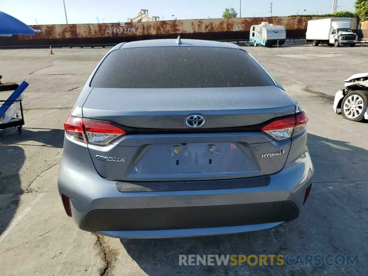 6 Photograph of a damaged car JTDEAMDE3NJ057035 TOYOTA COROLLA 2022