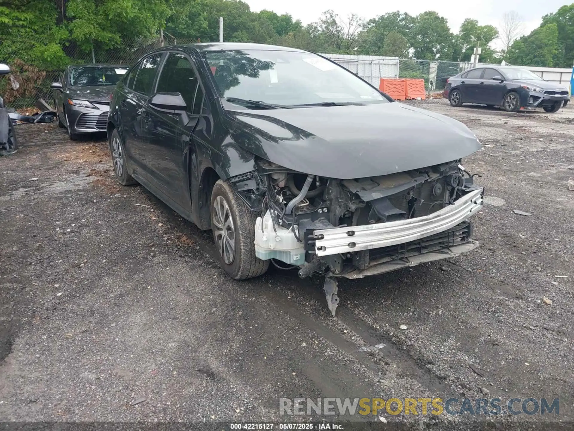 1 Photograph of a damaged car JTDEAMDE3NJ059416 TOYOTA COROLLA 2022