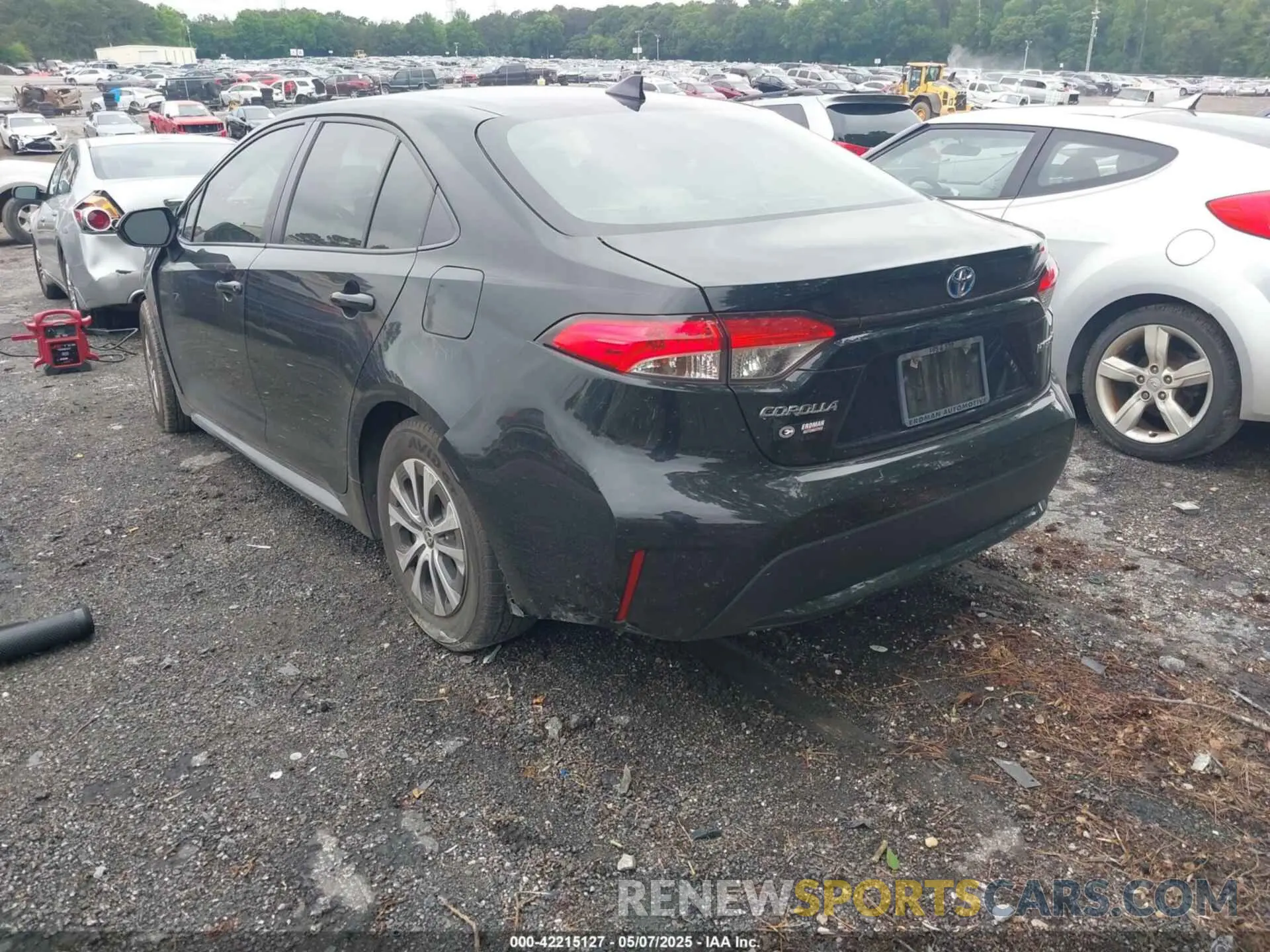 3 Photograph of a damaged car JTDEAMDE3NJ059416 TOYOTA COROLLA 2022