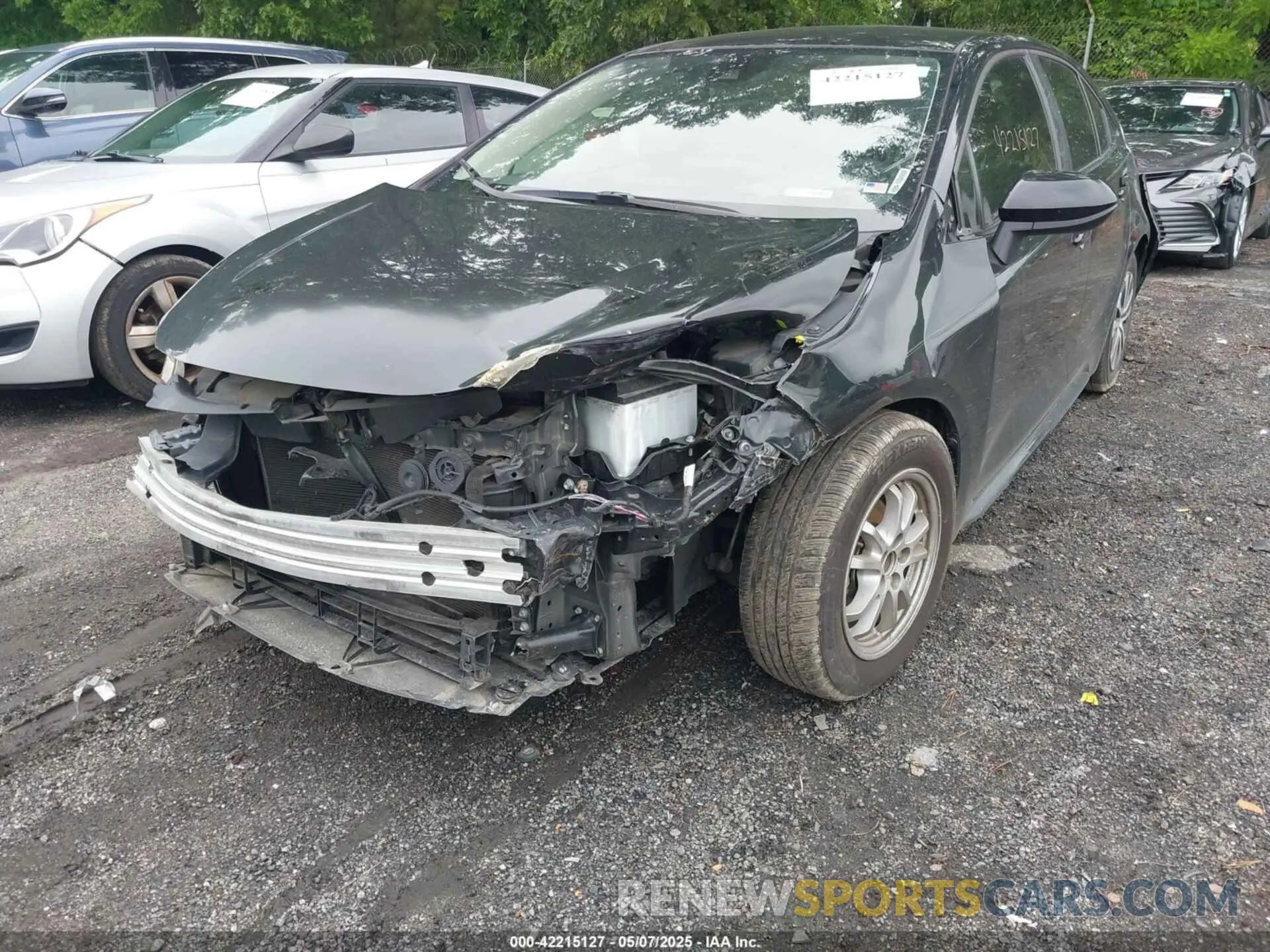 6 Photograph of a damaged car JTDEAMDE3NJ059416 TOYOTA COROLLA 2022