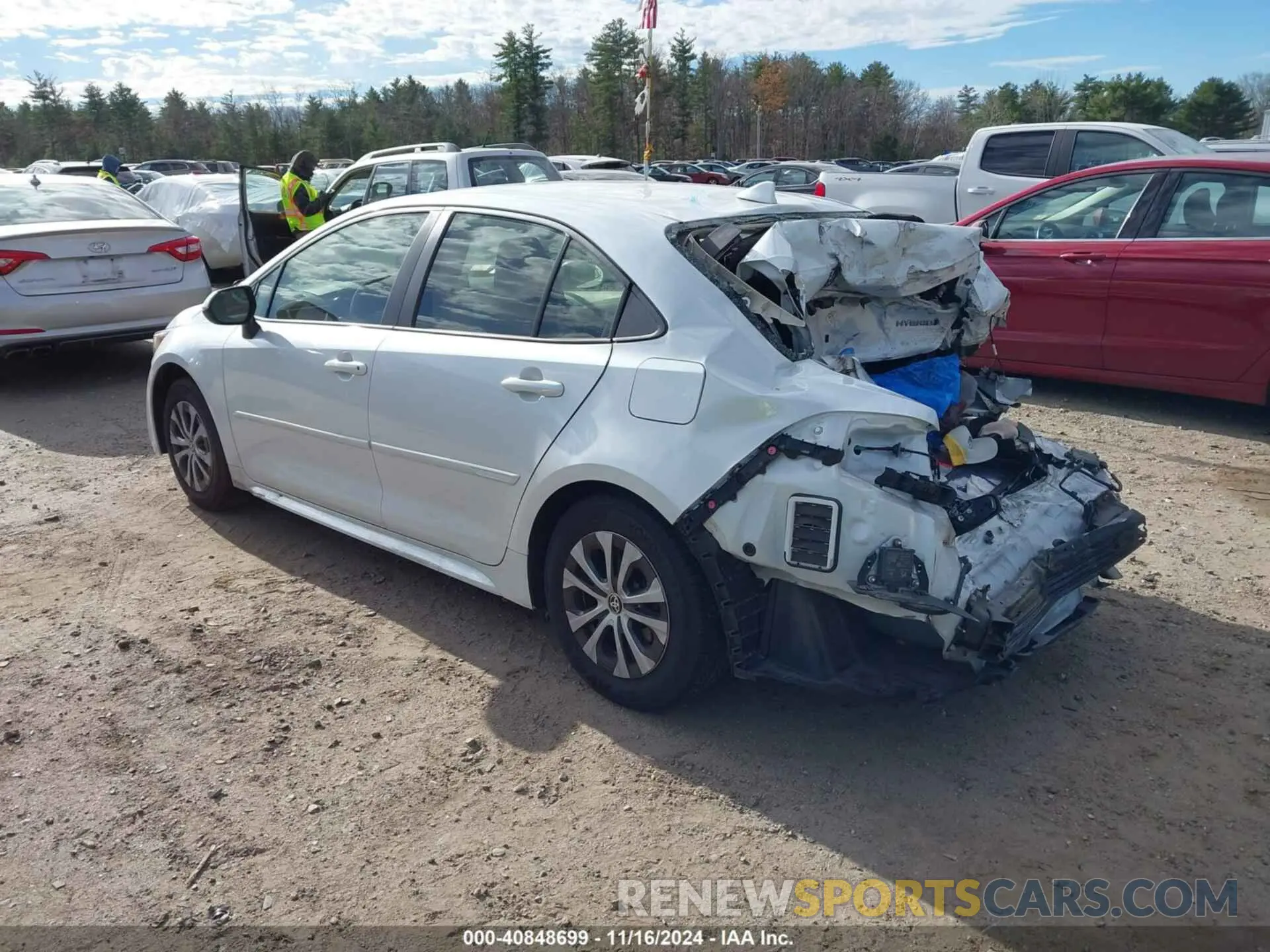 3 Photograph of a damaged car JTDEAMDE4N3000394 TOYOTA COROLLA 2022