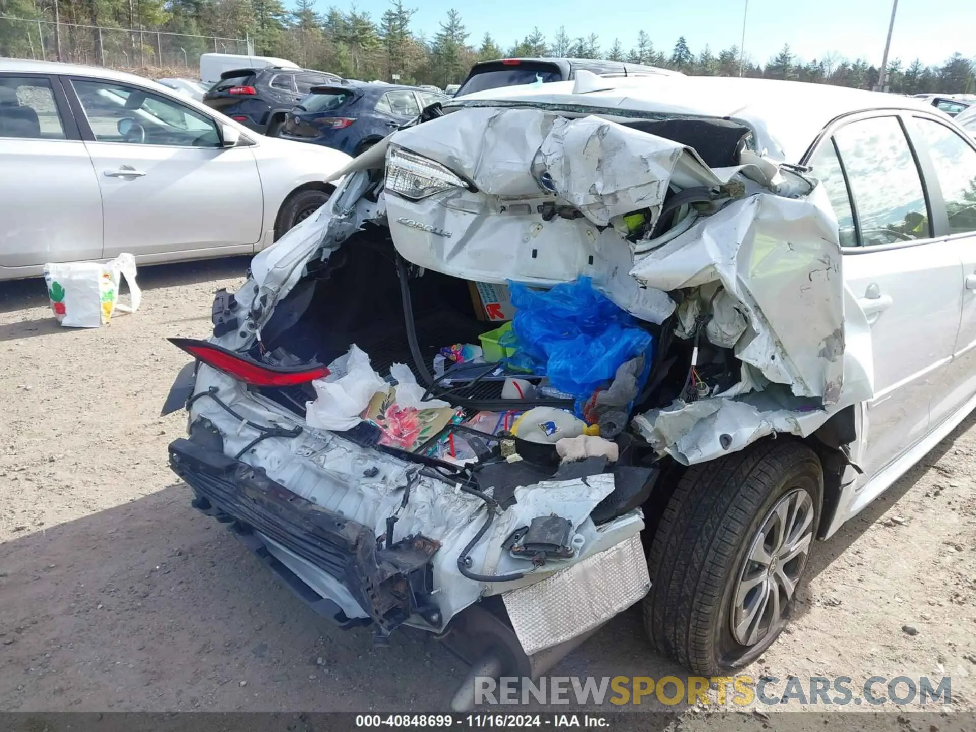 6 Photograph of a damaged car JTDEAMDE4N3000394 TOYOTA COROLLA 2022
