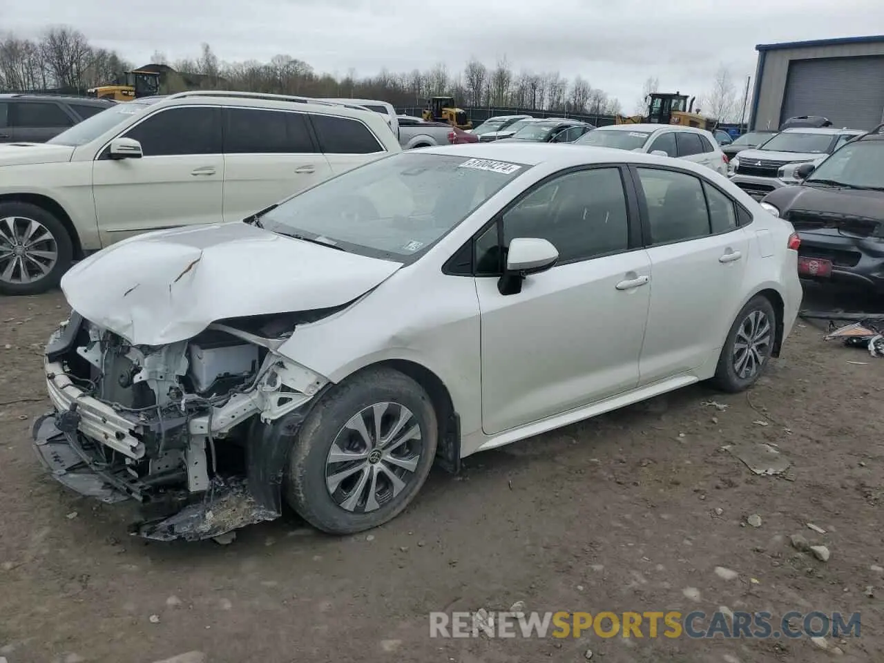 1 Photograph of a damaged car JTDEAMDE4N3003392 TOYOTA COROLLA 2022