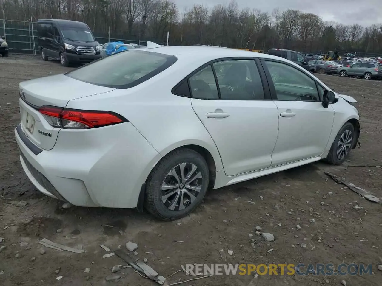 3 Photograph of a damaged car JTDEAMDE4N3003392 TOYOTA COROLLA 2022