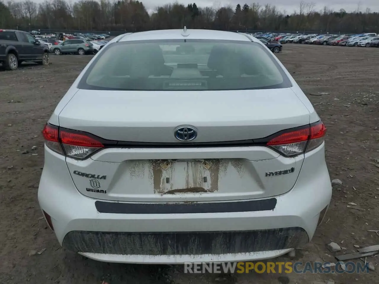 6 Photograph of a damaged car JTDEAMDE4N3003392 TOYOTA COROLLA 2022