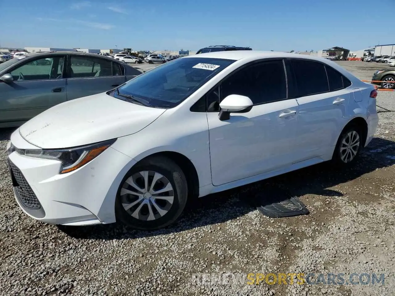 1 Photograph of a damaged car JTDEAMDE4N3008009 TOYOTA COROLLA 2022