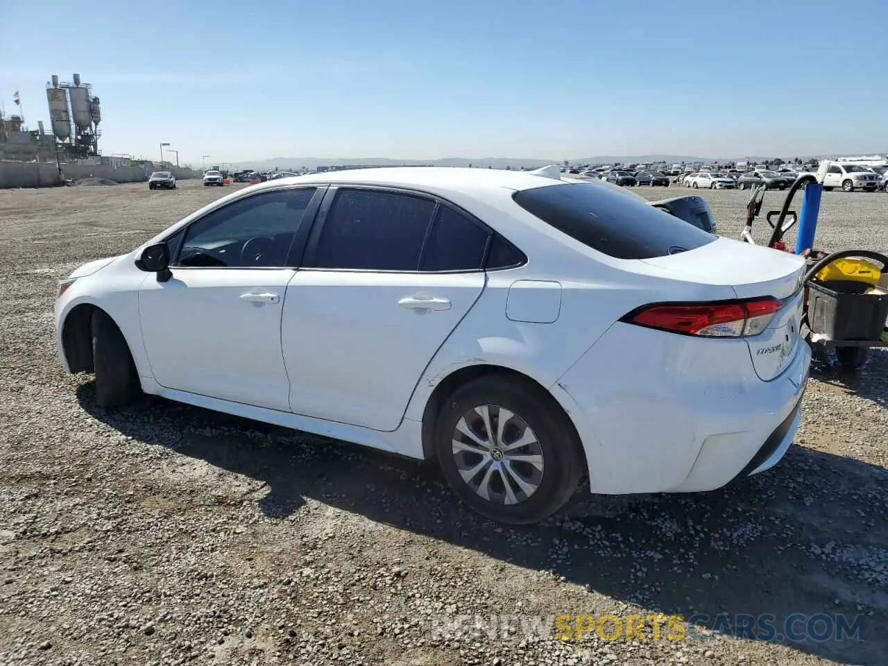 2 Photograph of a damaged car JTDEAMDE4N3008009 TOYOTA COROLLA 2022
