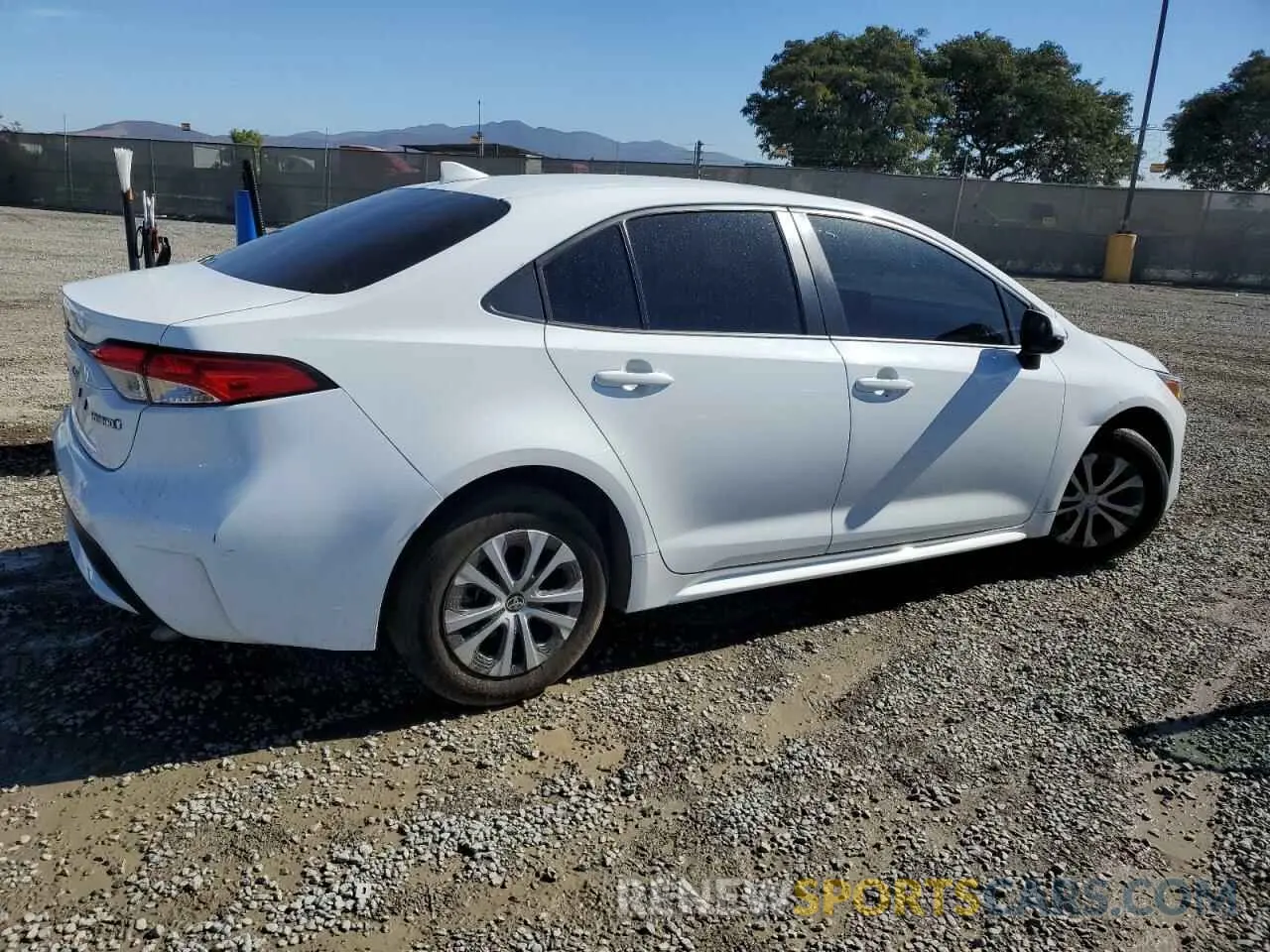 3 Photograph of a damaged car JTDEAMDE4N3008009 TOYOTA COROLLA 2022