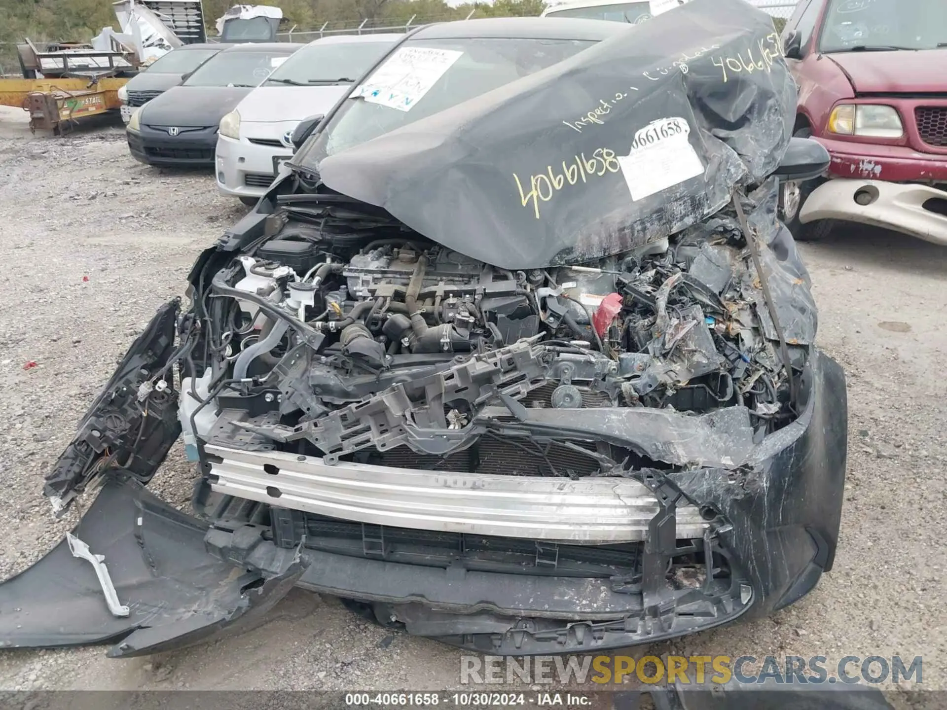 6 Photograph of a damaged car JTDEAMDE4NJ037330 TOYOTA COROLLA 2022