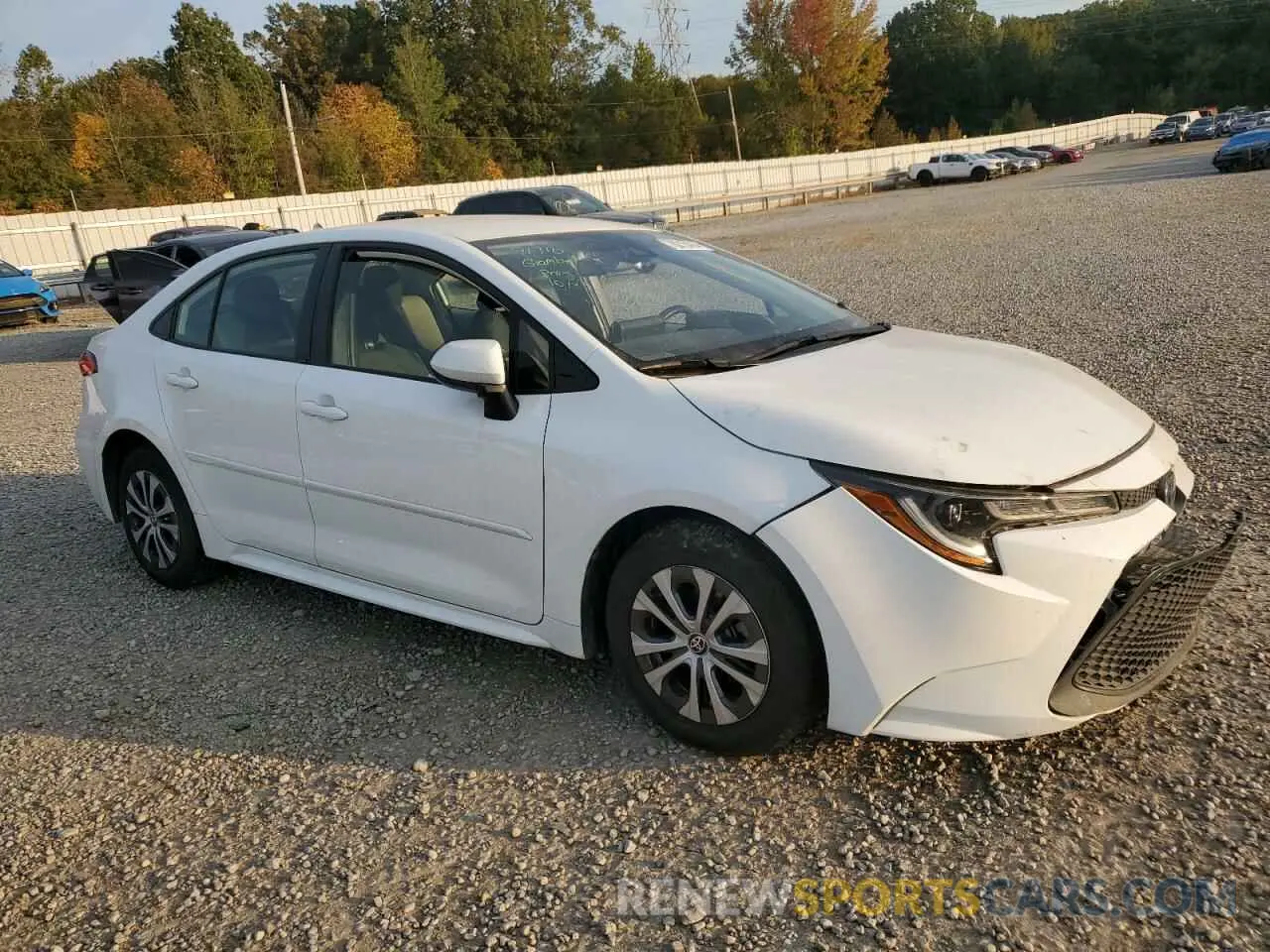 4 Photograph of a damaged car JTDEAMDE4NJ037974 TOYOTA COROLLA 2022
