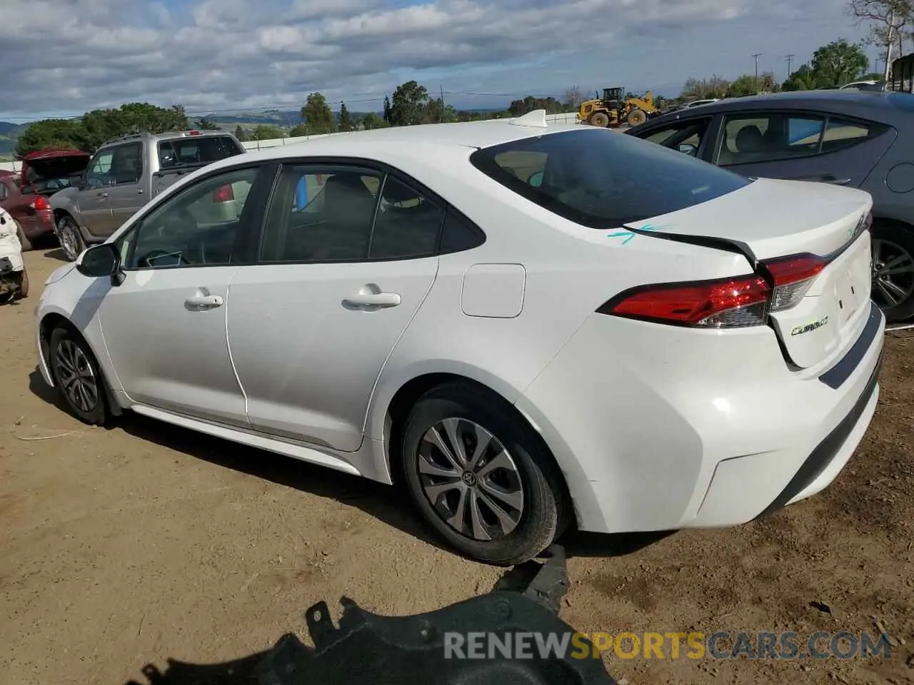 2 Photograph of a damaged car JTDEAMDE4NJ042155 TOYOTA COROLLA 2022