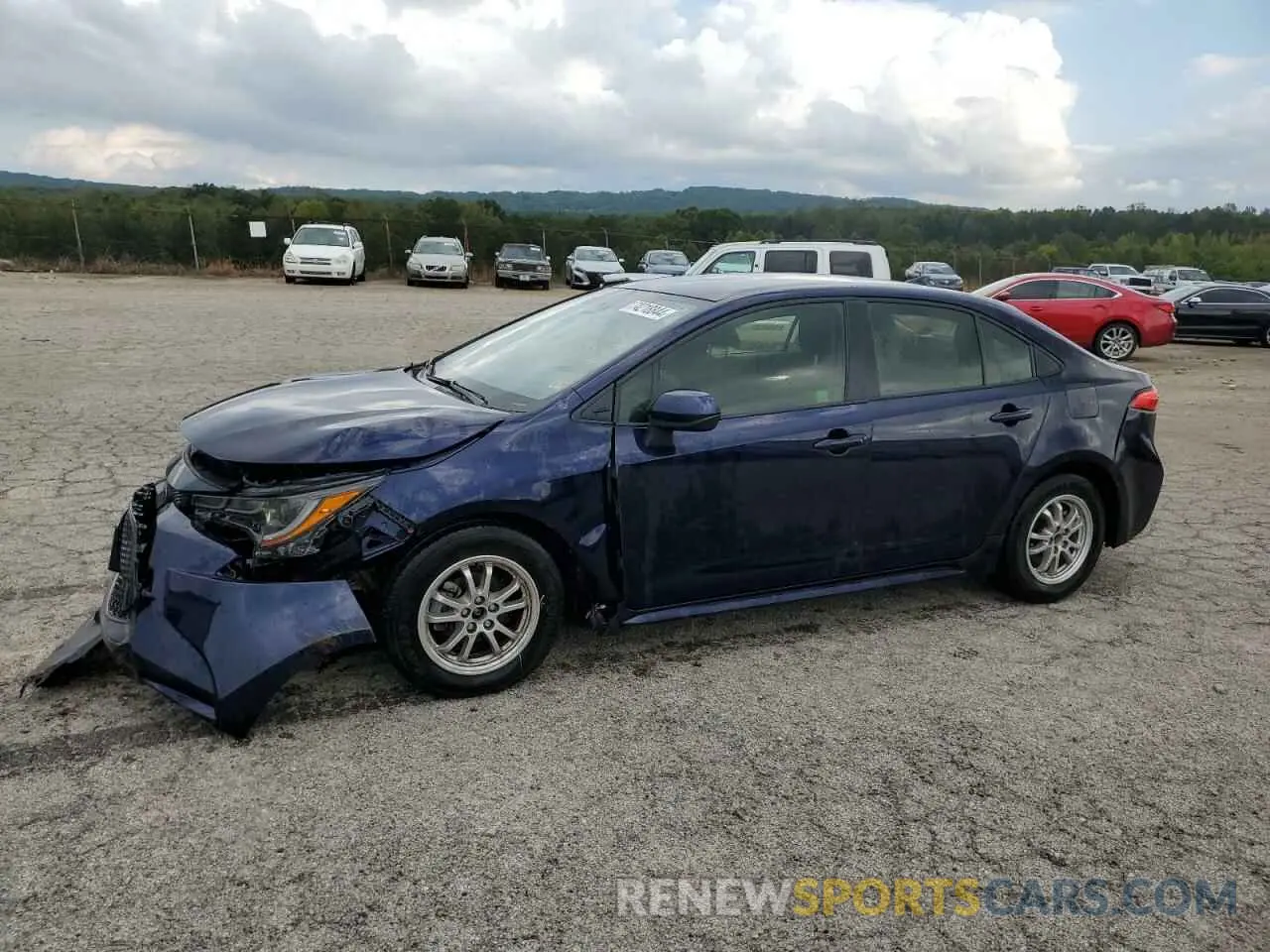 1 Photograph of a damaged car JTDEAMDE4NJ044214 TOYOTA COROLLA 2022