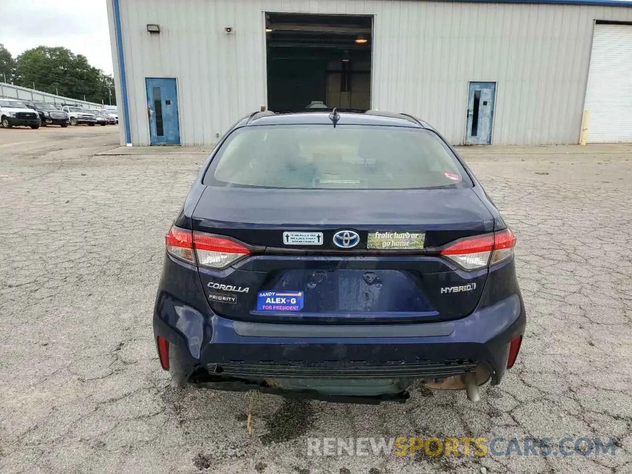 6 Photograph of a damaged car JTDEAMDE4NJ044214 TOYOTA COROLLA 2022