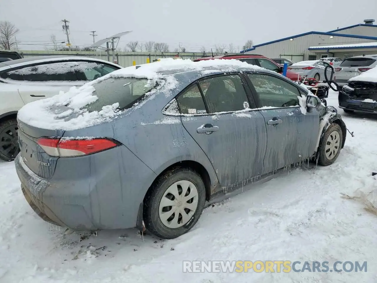 3 Photograph of a damaged car JTDEAMDE4NJ046027 TOYOTA COROLLA 2022