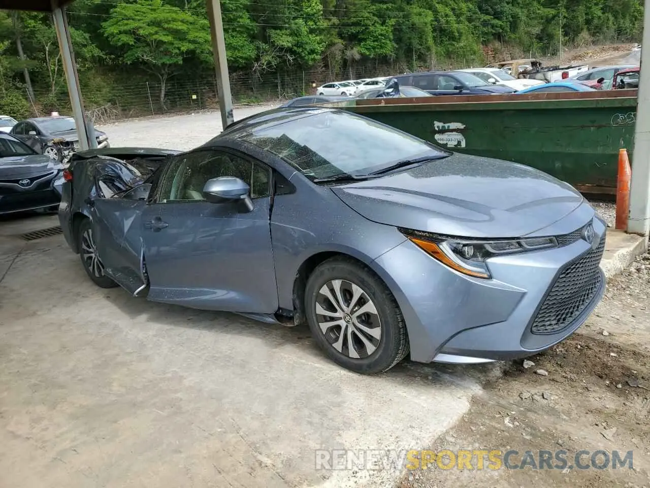 4 Photograph of a damaged car JTDEAMDE4NJ046559 TOYOTA COROLLA 2022