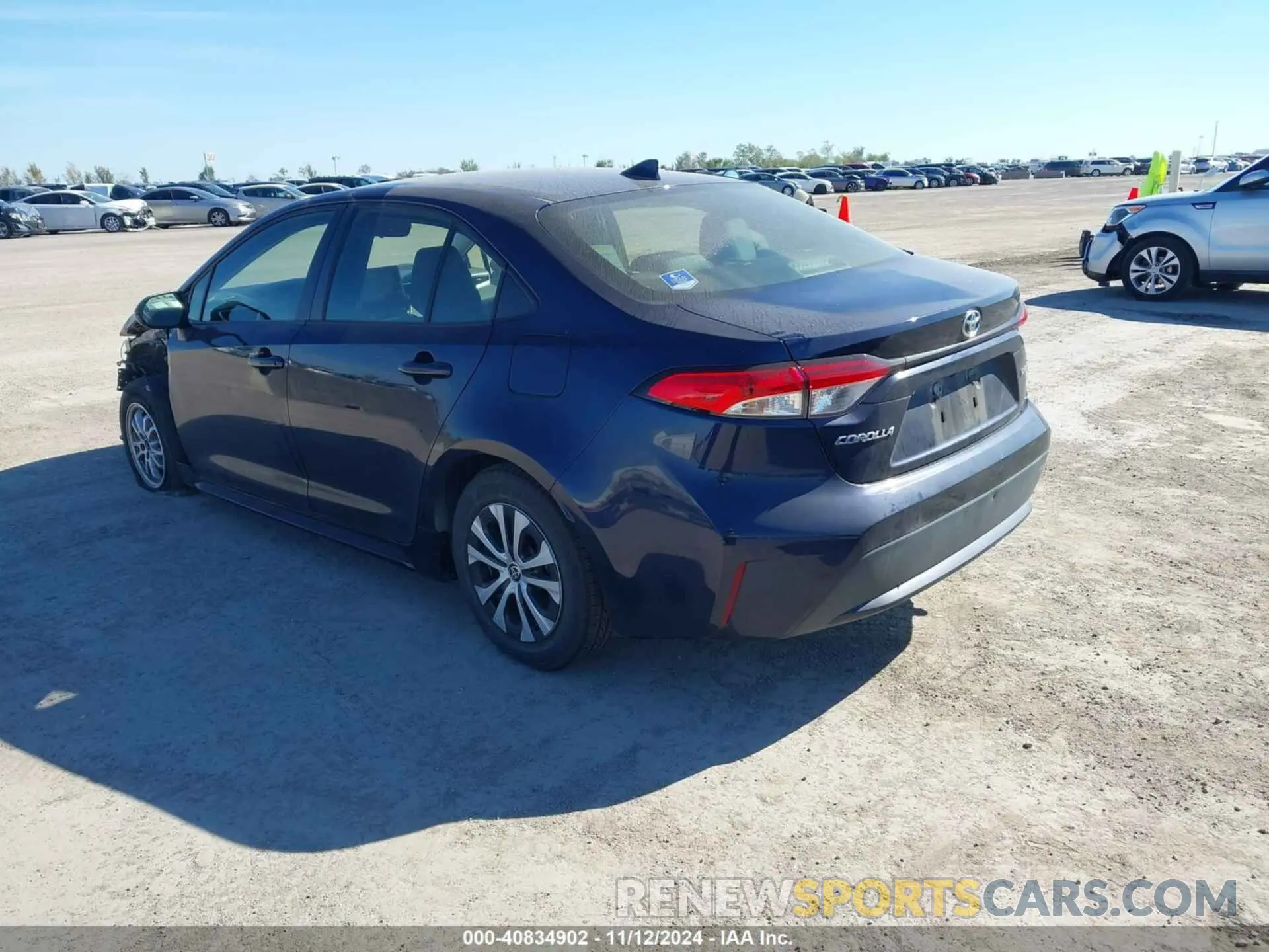 3 Photograph of a damaged car JTDEAMDE4NJ049851 TOYOTA COROLLA 2022