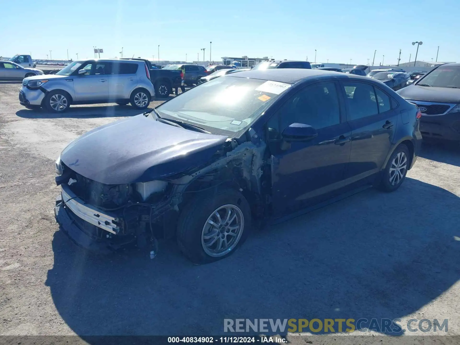 6 Photograph of a damaged car JTDEAMDE4NJ049851 TOYOTA COROLLA 2022