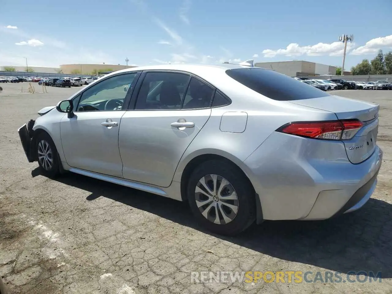 2 Photograph of a damaged car JTDEAMDE4NJ054502 TOYOTA COROLLA 2022