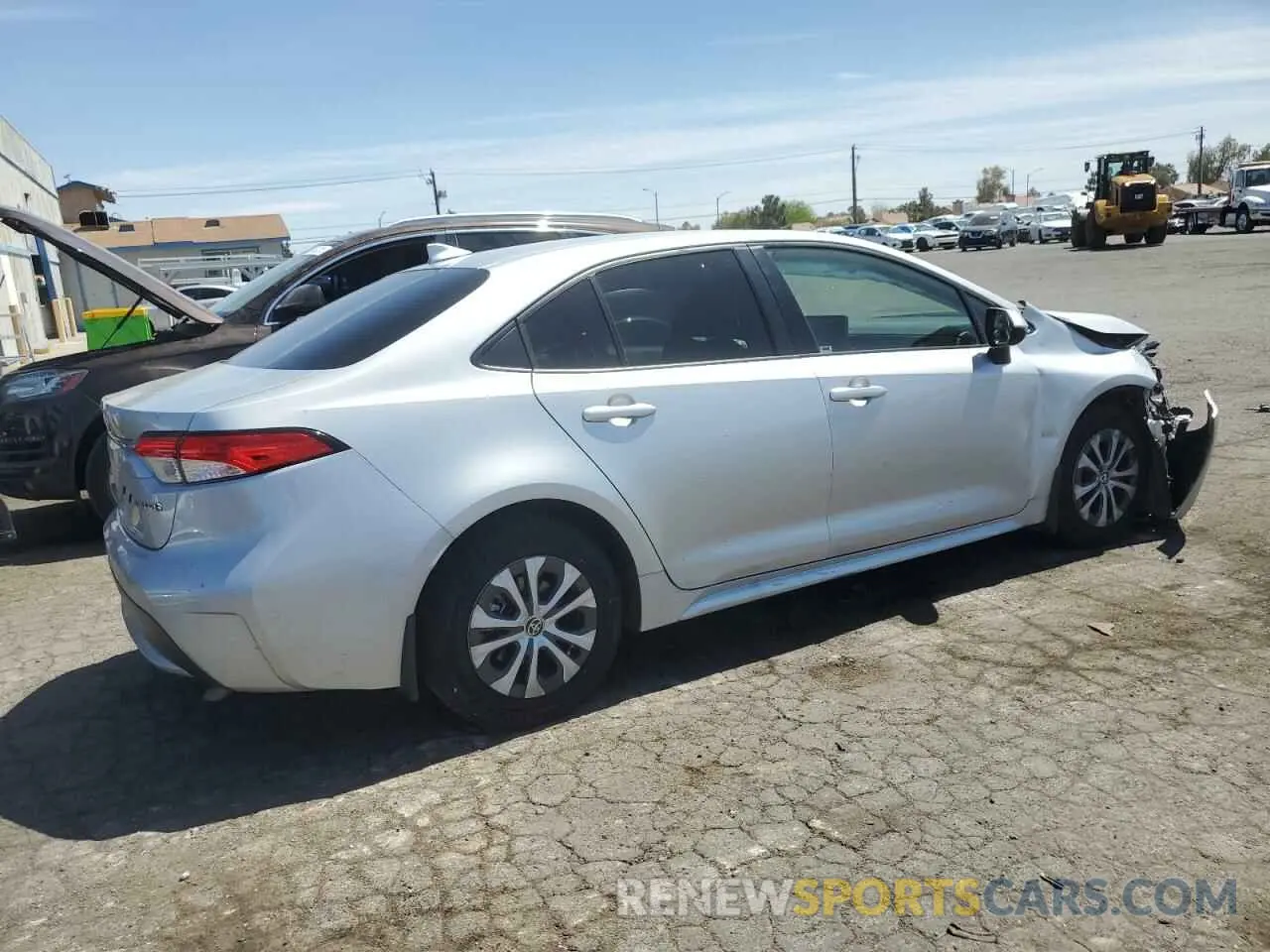 3 Photograph of a damaged car JTDEAMDE4NJ054502 TOYOTA COROLLA 2022