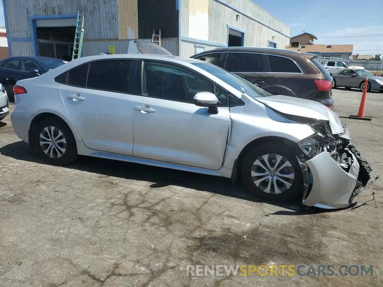 4 Photograph of a damaged car JTDEAMDE4NJ054502 TOYOTA COROLLA 2022