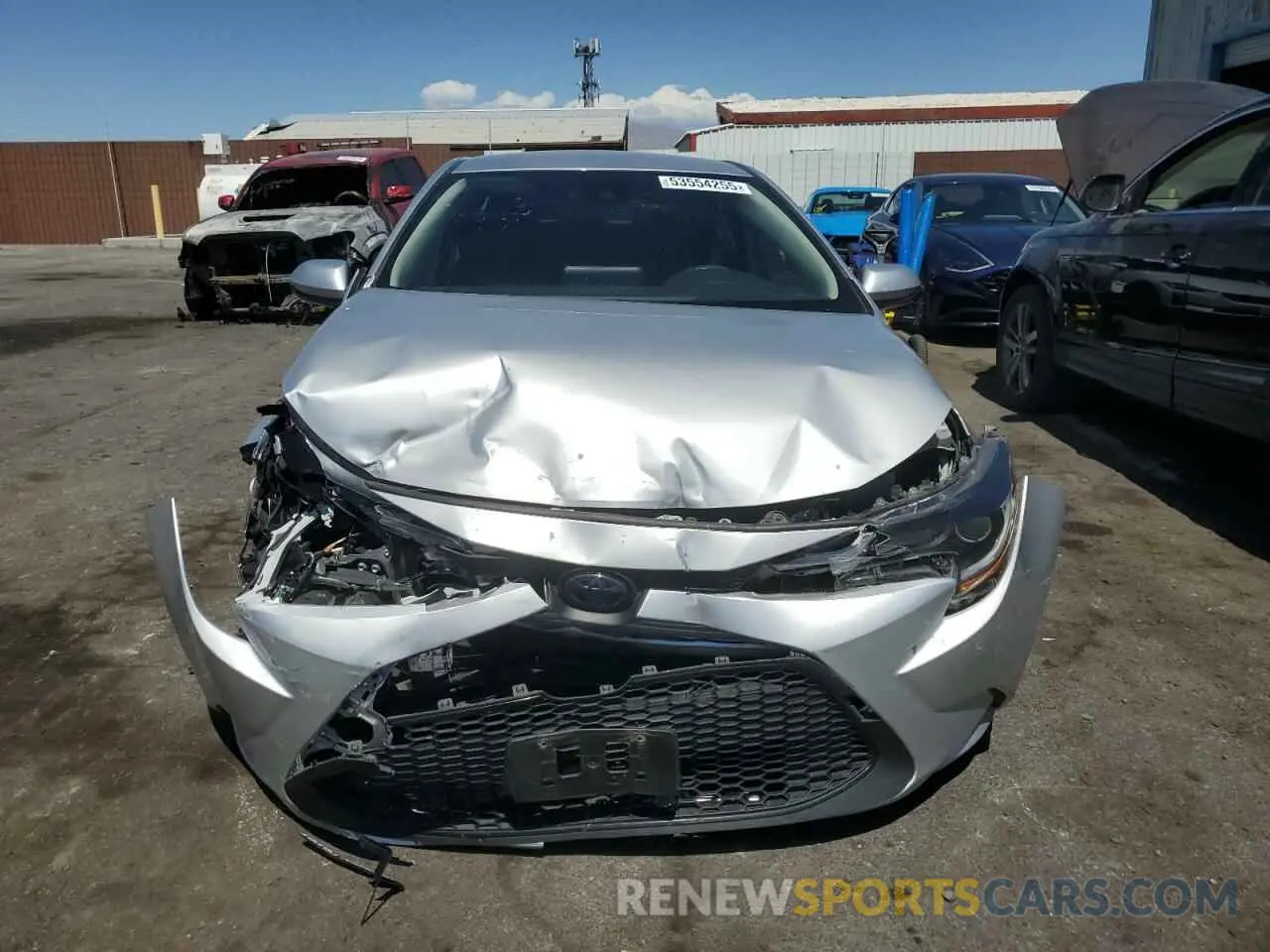 5 Photograph of a damaged car JTDEAMDE4NJ054502 TOYOTA COROLLA 2022