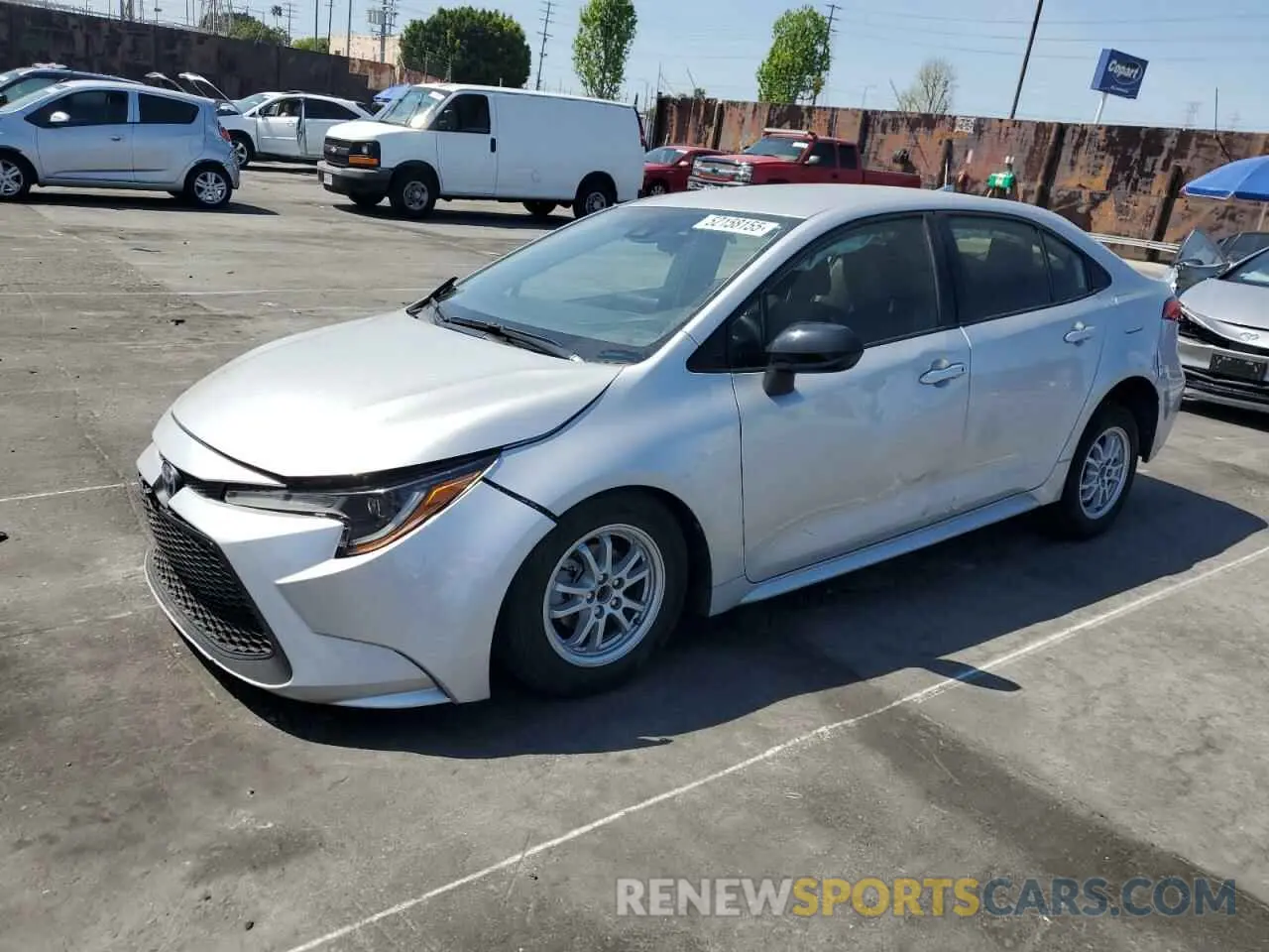 1 Photograph of a damaged car JTDEAMDE4NJ056525 TOYOTA COROLLA 2022