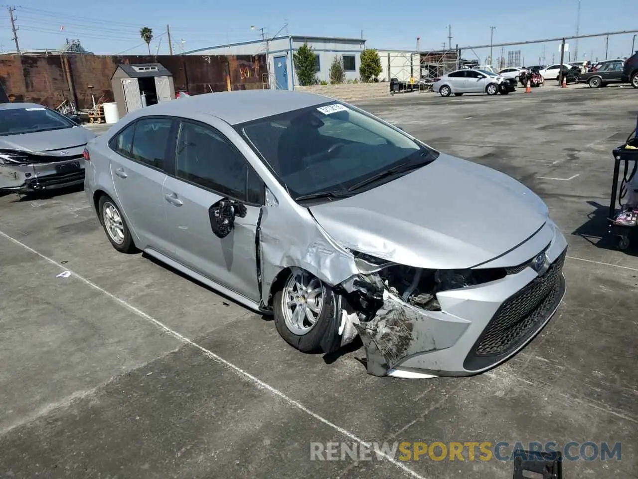 4 Photograph of a damaged car JTDEAMDE4NJ056525 TOYOTA COROLLA 2022