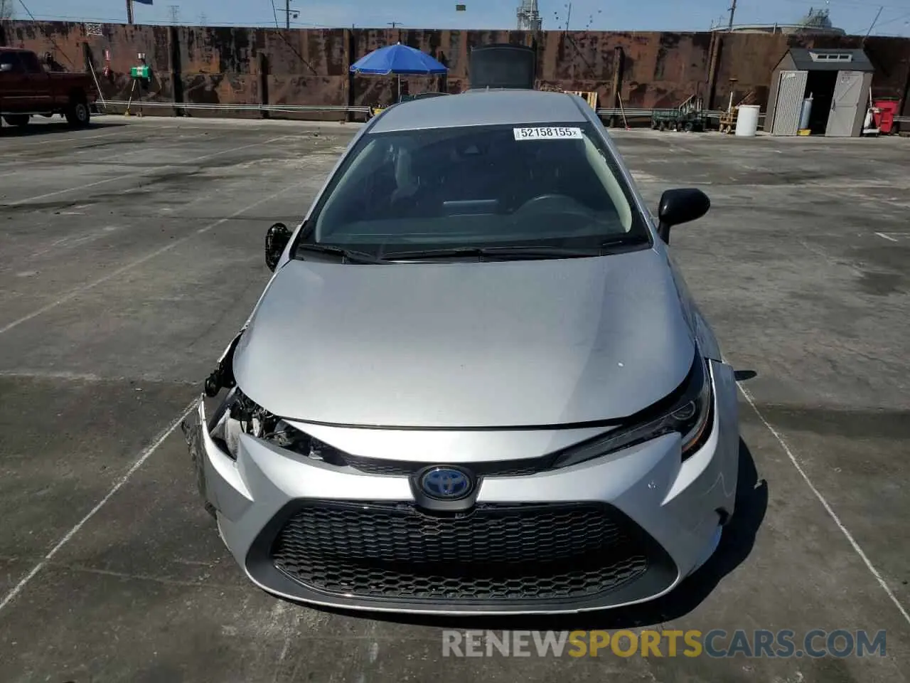 5 Photograph of a damaged car JTDEAMDE4NJ056525 TOYOTA COROLLA 2022