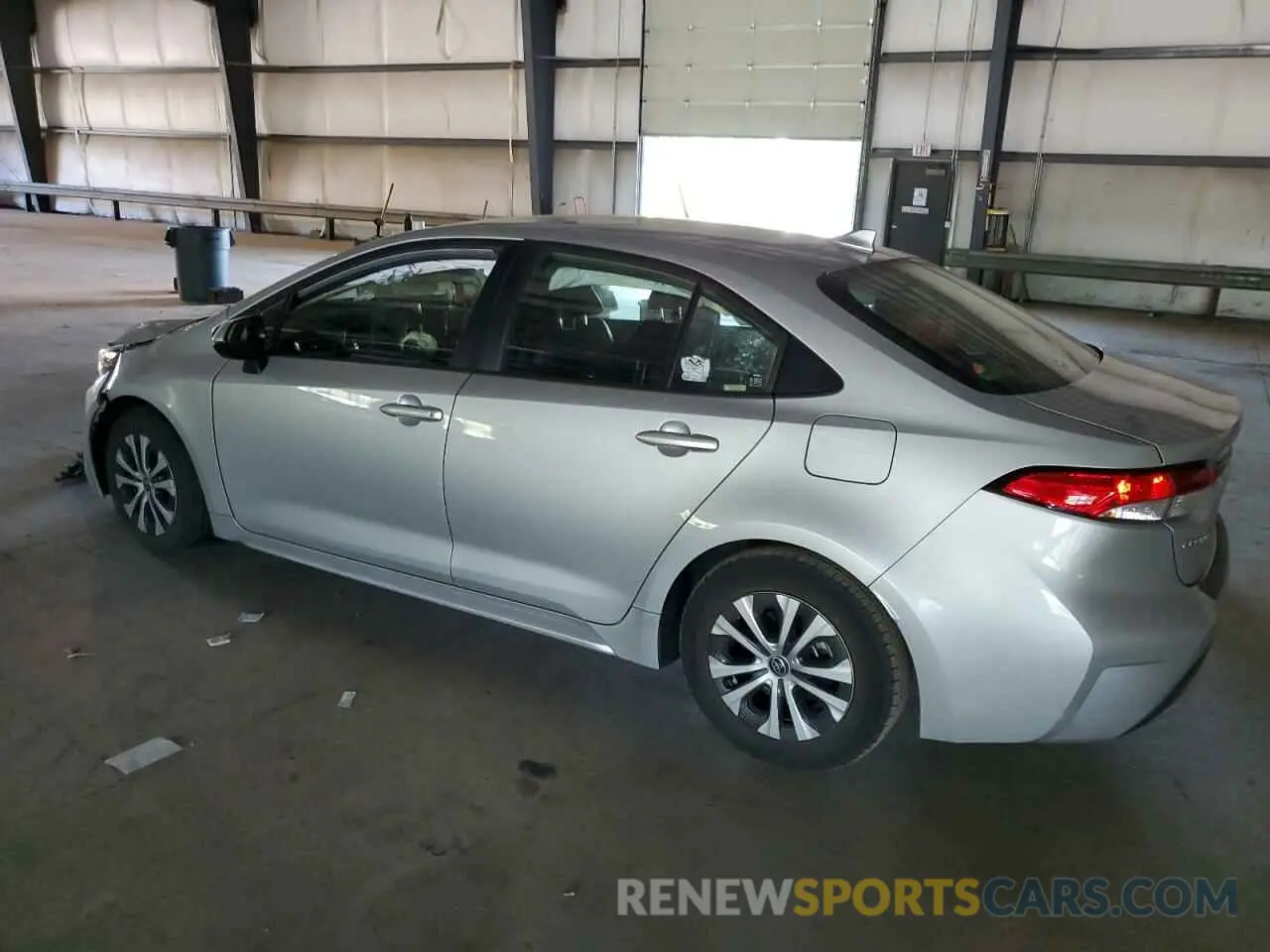 2 Photograph of a damaged car JTDEAMDE4NJ059330 TOYOTA COROLLA 2022