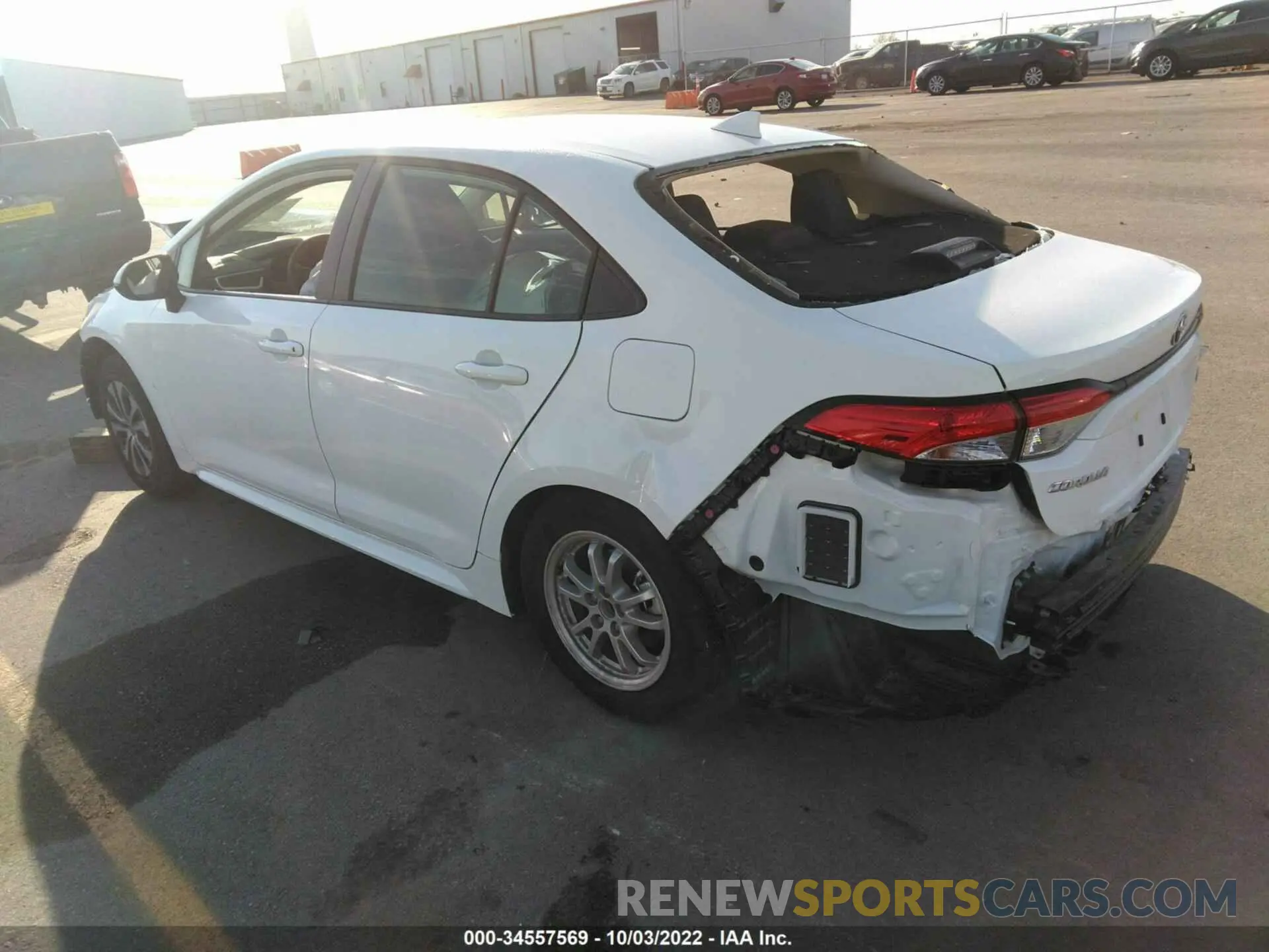 3 Photograph of a damaged car JTDEAMDE5N3002817 TOYOTA COROLLA 2022