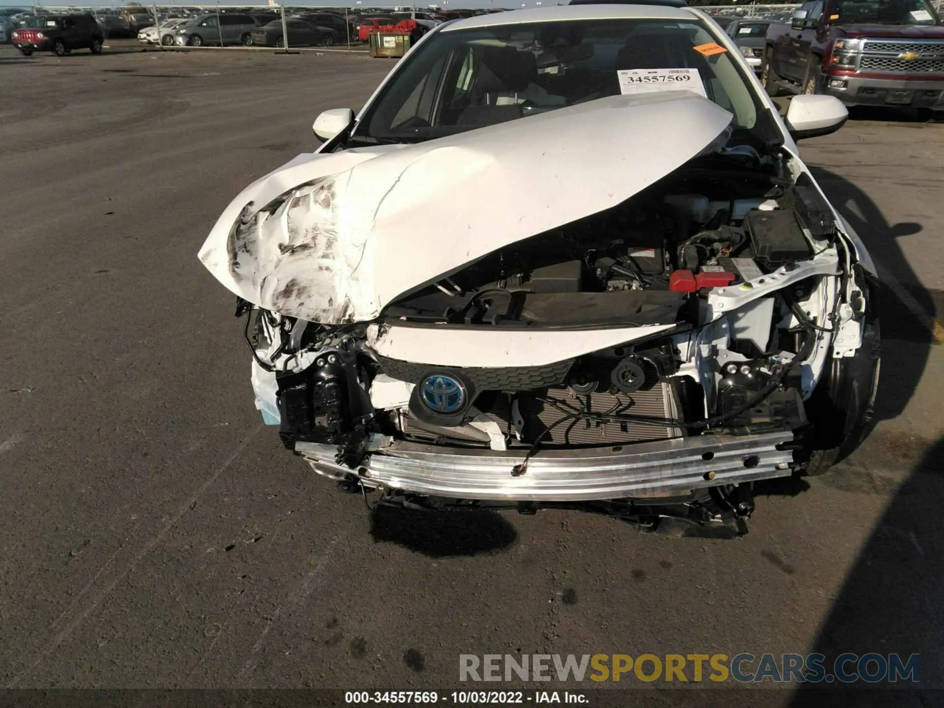 6 Photograph of a damaged car JTDEAMDE5N3002817 TOYOTA COROLLA 2022