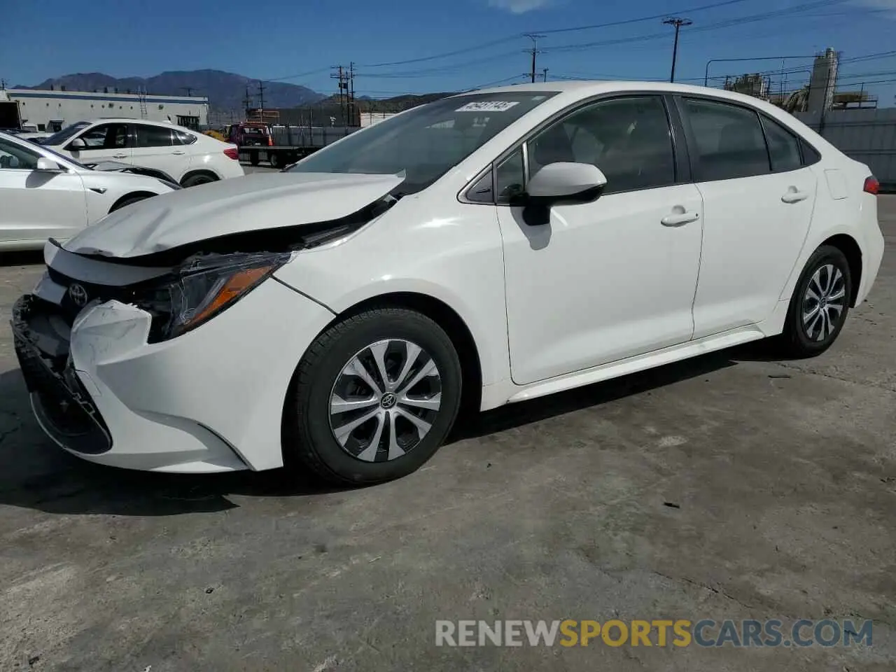 1 Photograph of a damaged car JTDEAMDE5N3007130 TOYOTA COROLLA 2022