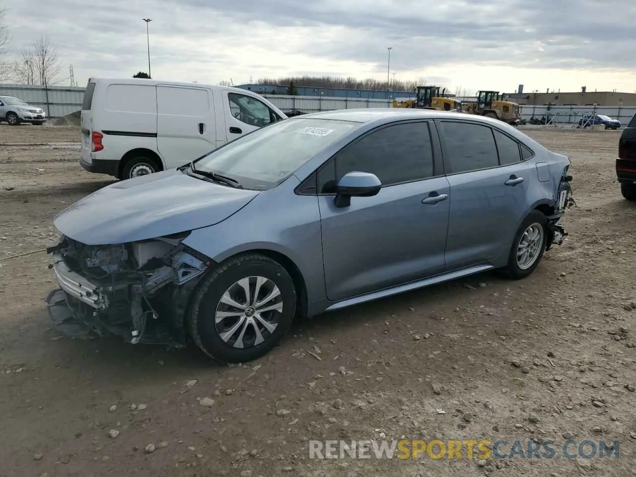 1 Photograph of a damaged car JTDEAMDE5N3007502 TOYOTA COROLLA 2022