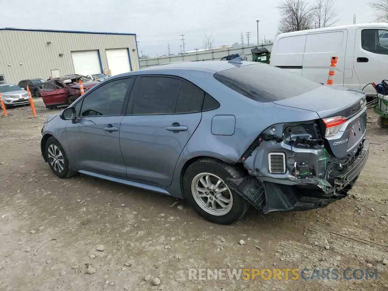 2 Photograph of a damaged car JTDEAMDE5N3007502 TOYOTA COROLLA 2022