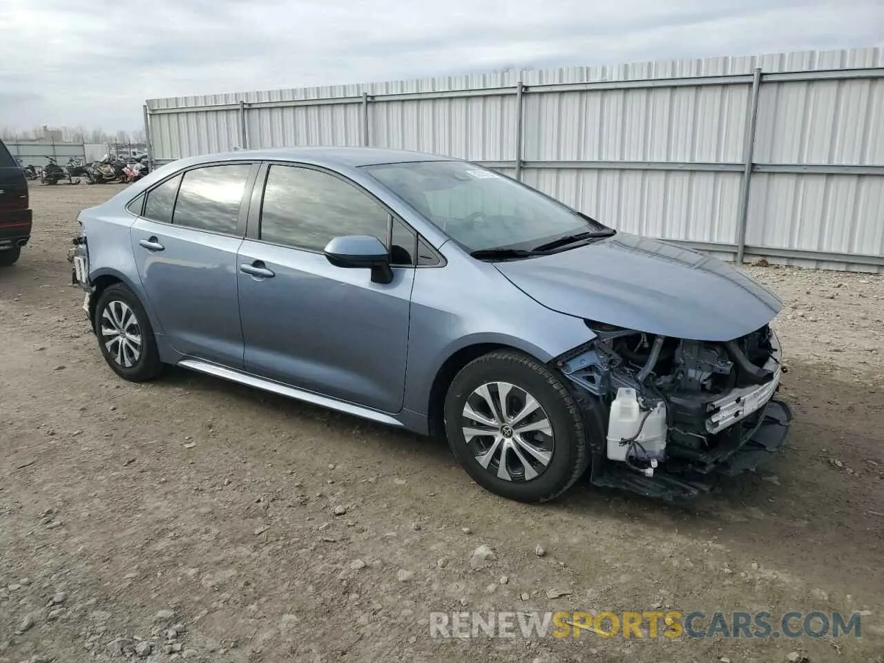 4 Photograph of a damaged car JTDEAMDE5N3007502 TOYOTA COROLLA 2022