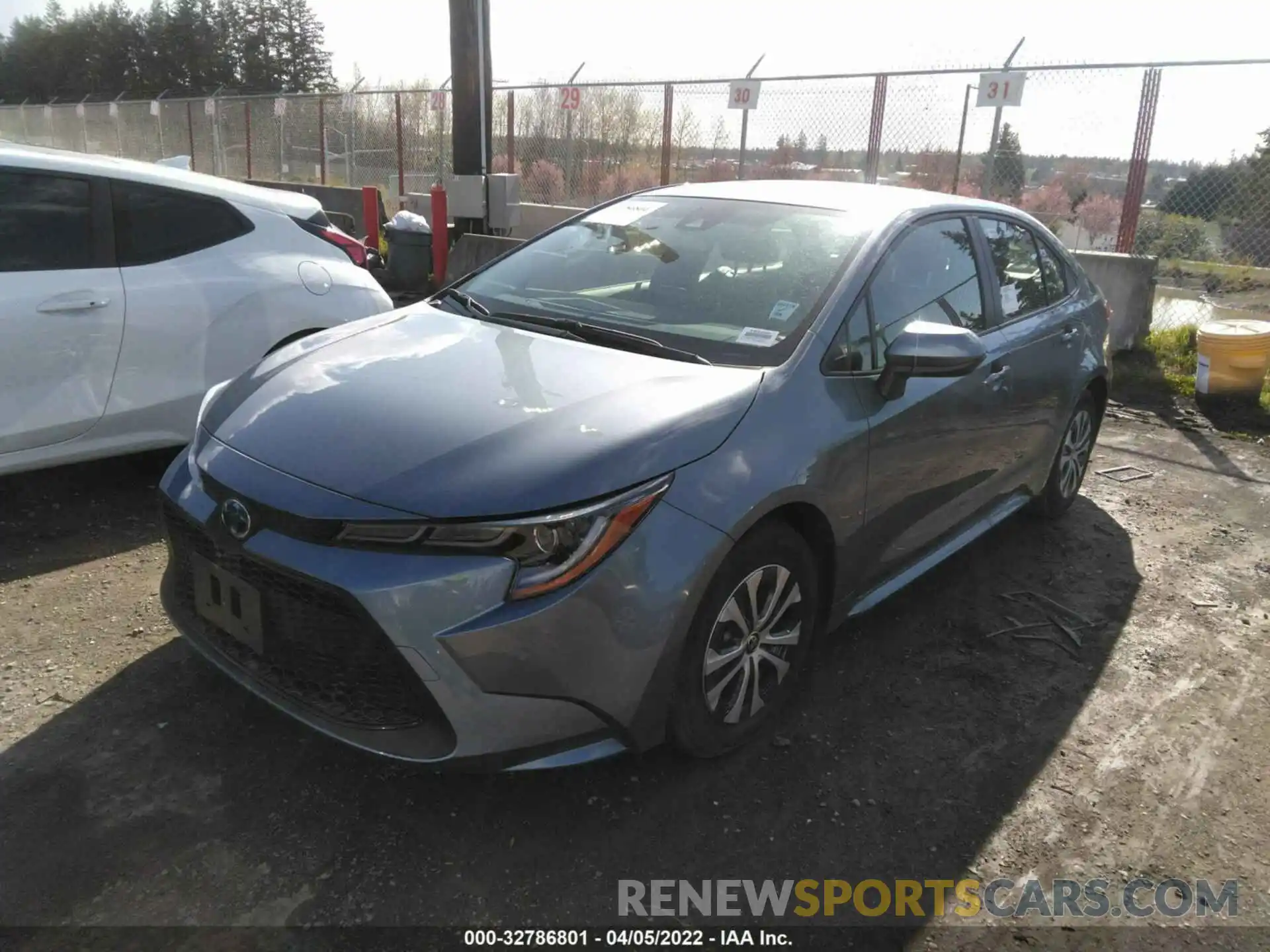 2 Photograph of a damaged car JTDEAMDE5NJ042214 TOYOTA COROLLA 2022