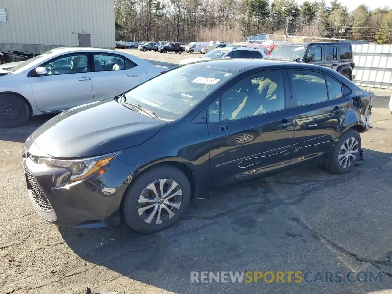 1 Photograph of a damaged car JTDEAMDE5NJ042603 TOYOTA COROLLA 2022