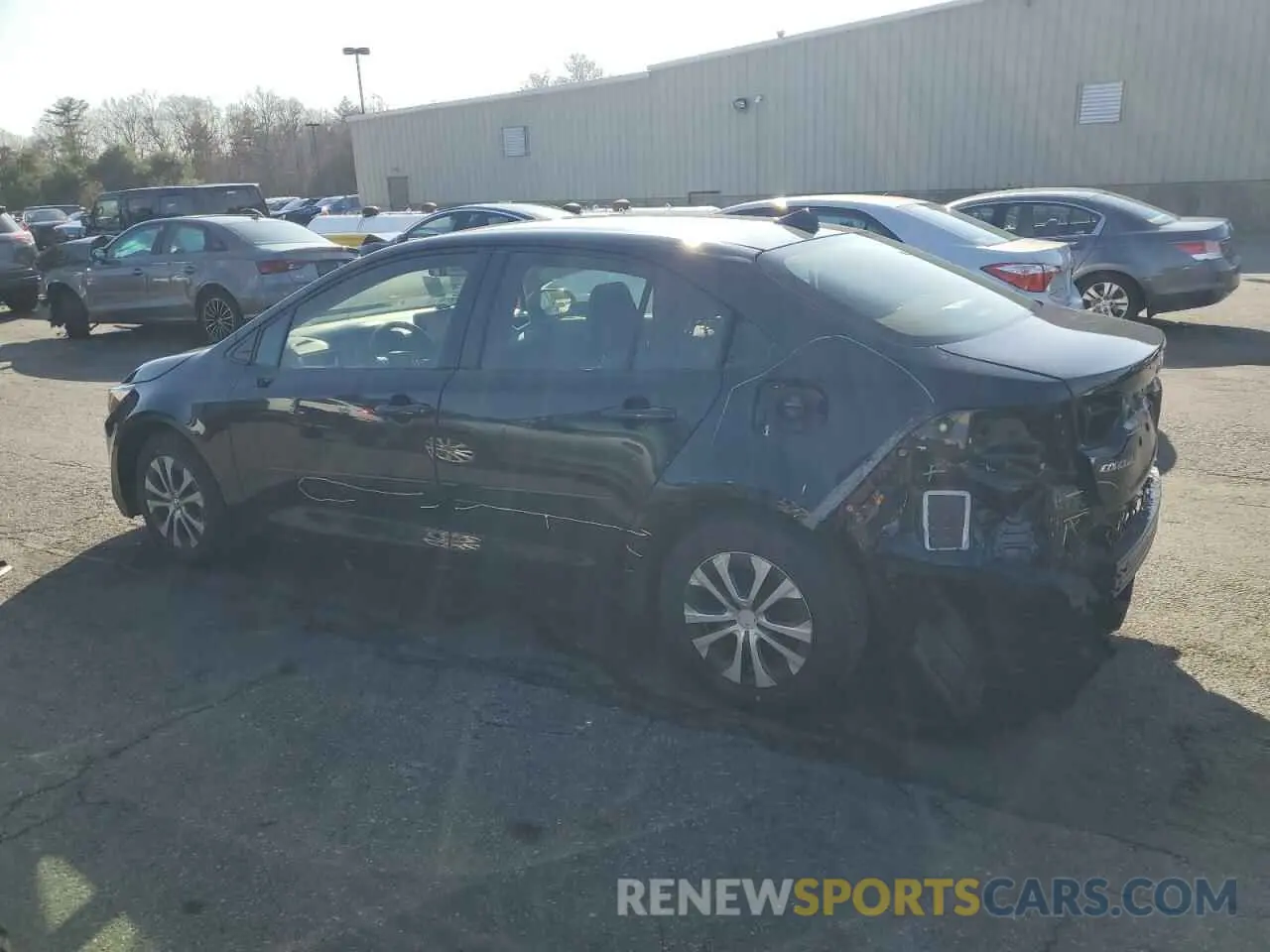 2 Photograph of a damaged car JTDEAMDE5NJ042603 TOYOTA COROLLA 2022