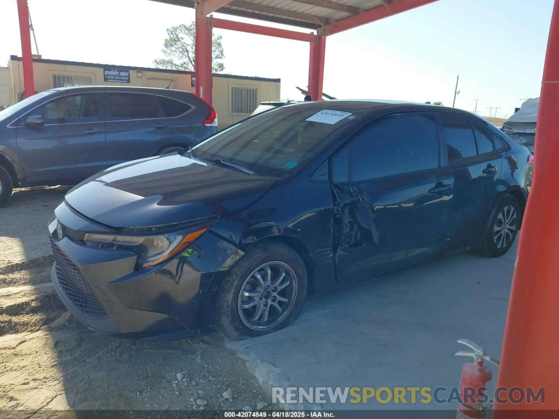 6 Photograph of a damaged car JTDEAMDE5NJ043444 TOYOTA COROLLA 2022