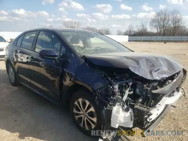 1 Photograph of a damaged car JTDEAMDE5NJ046294 TOYOTA COROLLA 2022