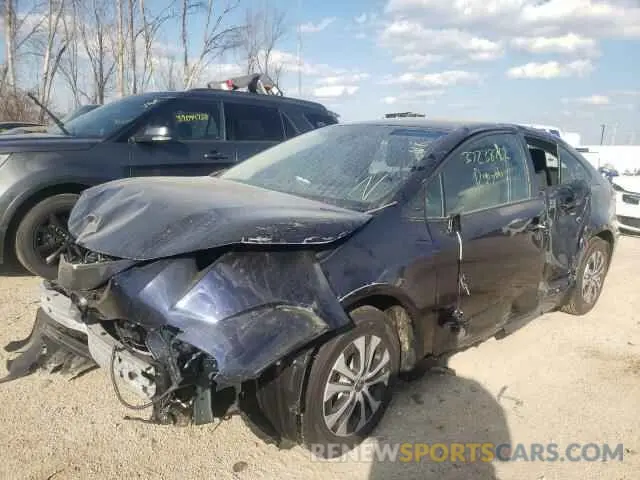 2 Photograph of a damaged car JTDEAMDE5NJ046294 TOYOTA COROLLA 2022