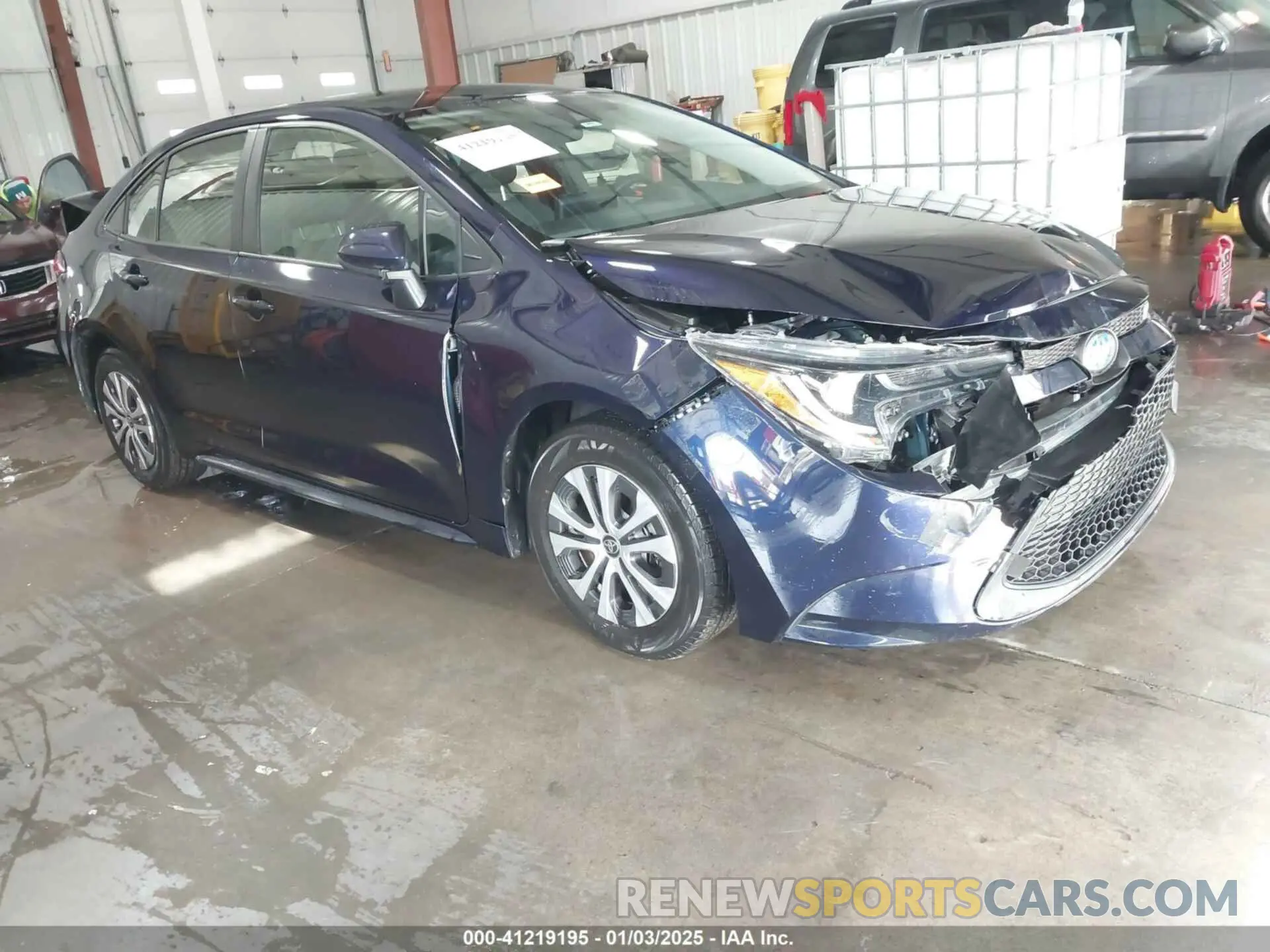 1 Photograph of a damaged car JTDEAMDE5NJ054301 TOYOTA COROLLA 2022