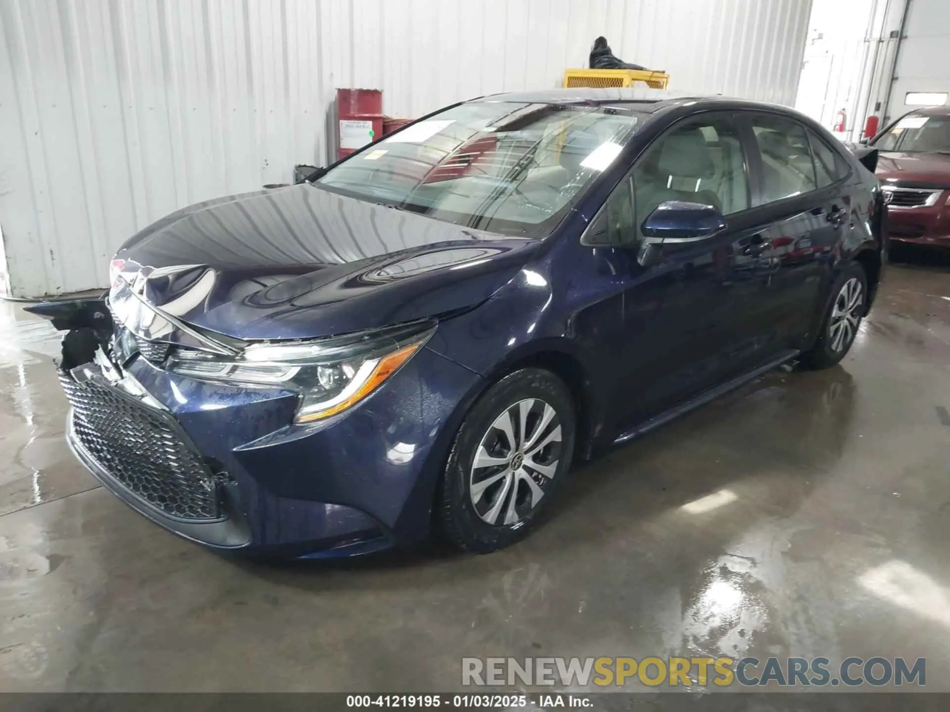 2 Photograph of a damaged car JTDEAMDE5NJ054301 TOYOTA COROLLA 2022