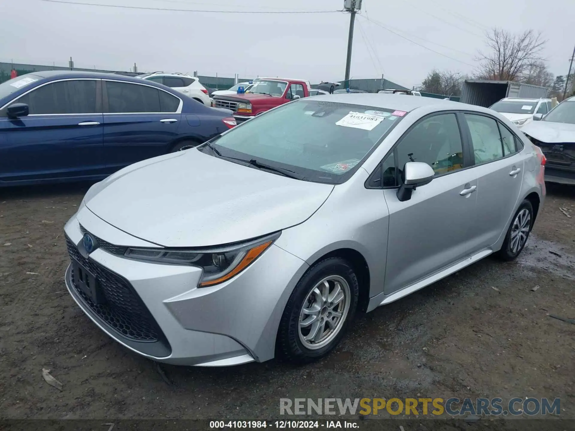 2 Photograph of a damaged car JTDEAMDE5NJ054850 TOYOTA COROLLA 2022