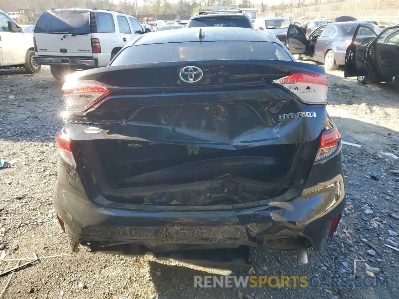 6 Photograph of a damaged car JTDEAMDE5NJ058185 TOYOTA COROLLA 2022