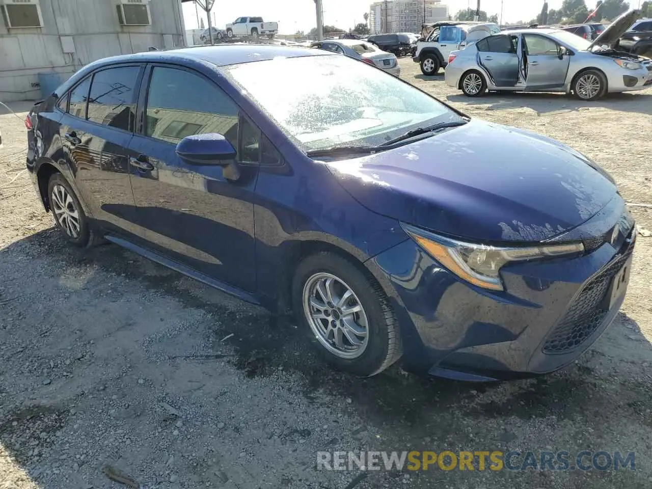 4 Photograph of a damaged car JTDEAMDE5NJ058767 TOYOTA COROLLA 2022